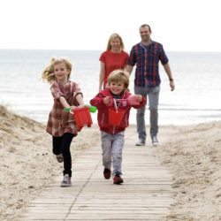 Family fun at Curracloe Beach; Wexford