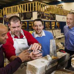 Group tasting cheese in Dingle, Kerry